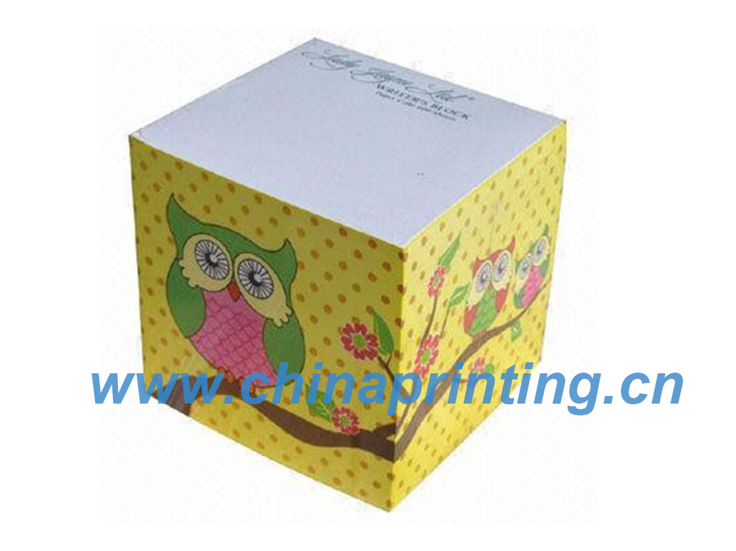 High quality Cube Memo block printing in China SWP28-2