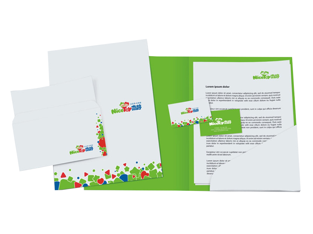 High quality folder printing in China with cards pocket SWP23-8