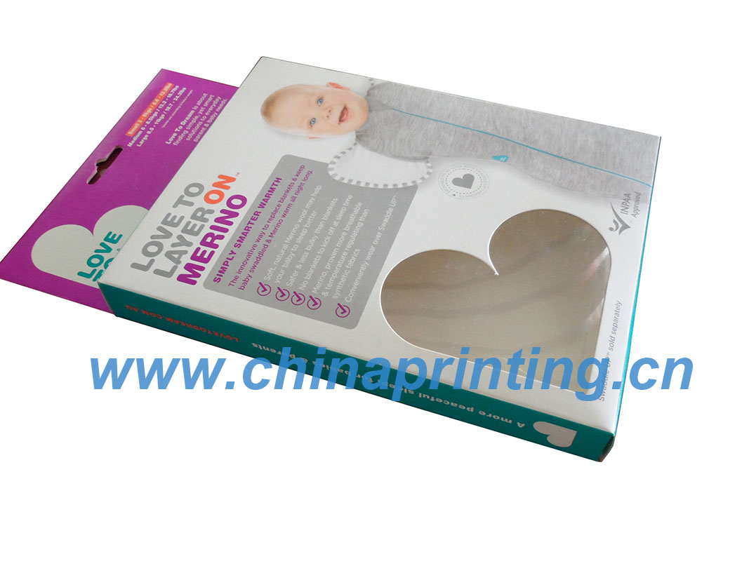 High Quality Packaging box Printing with PVC window SWP15-14