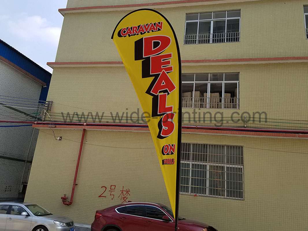 Australian Teardrop Banner printing in China 2016 SWP33-1