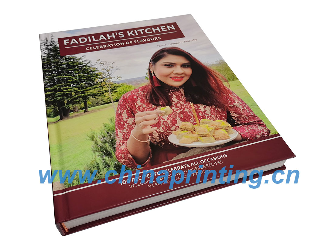Mauritius Hardcover cook book printing in China SWP1-21