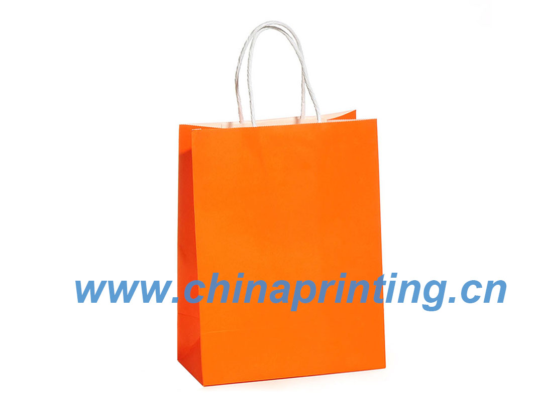 High quality One Color Paper Bag Printing in China SWP8-23