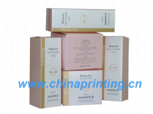 Cosmetic Paper Box printing with matte lamination SWP15-7