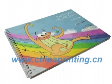 Hardcover children book sticker printing in China SWP3-23