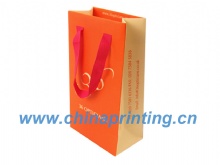 Fashion art paper bag printing in China SWP11-11